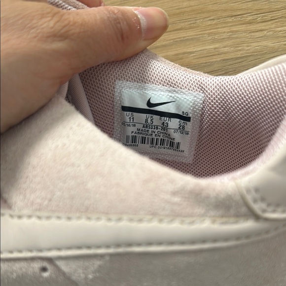 Nike Platform AF1 Pink Suede Sneakers Sz 11 - Picture 3 of 6